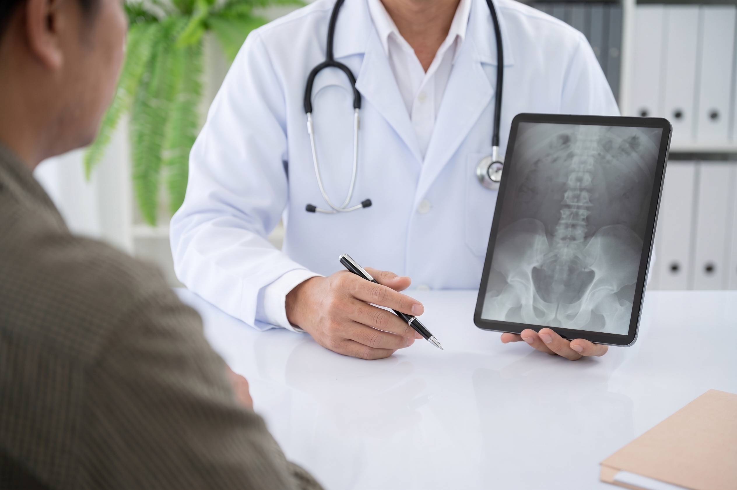 Bandscheibenvorfall in Patientenhistorie